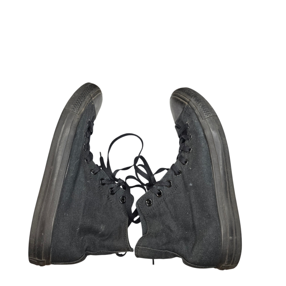 Converse Black Mid Top Sneakers Unisex - Picture 6 of 9